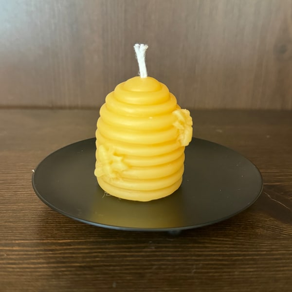 Mini Beehive Beeswax Candle |100% Pure Beeswax Candles| Clean Burn |Cotton Wick | Non-Toxic | Eco-Friendly | Hand poured | Natural Purifier