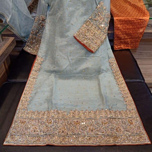 how to wear shawl on shalwar kameez female