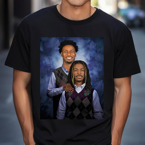 Ja Morant Jaren Jackson Jr Memphis Grizzlies Vintage Shirt Sweatshirt Memphis Grizzlies Merch Hoodie Graphic Tees Step Brothers Shirt Ja JJJ