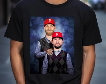 Bryce Harper Kyle Schwarber Philadelphia Phillies Vintage Shirt Phillies Merch Graphic Tee Step Brothers Shirt Kyle Schwarber Bryce Harper