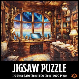 Boat Puzzle, Boat Captain Jigsaw Puzzle, Nautical Puzzle, Boat Lovers Gift, Vintage Puzzle, Ship Puzzle, 1000/500/250/100 Piece
