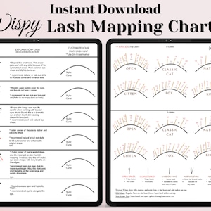 Tableau de pratique de cartographie vaporeuse pour débutants Kit de formation de cils Extension de cils feuille de style pour la courbe et le diamètre