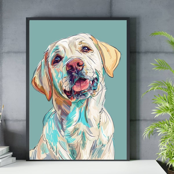 Yellow Lab Etsy