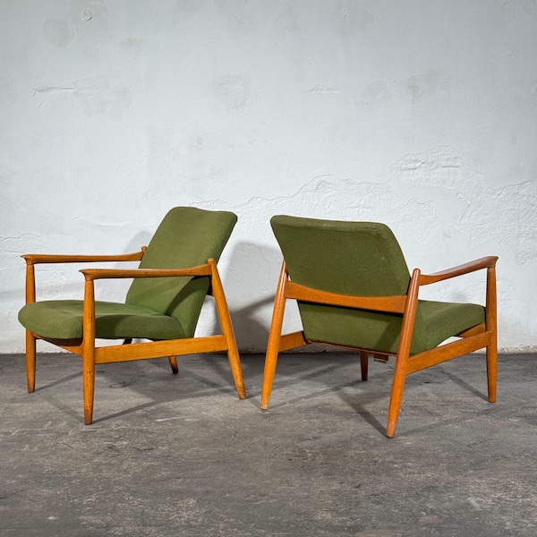 Paire de fauteuils GFM-64 d'Edmund Homa, années 1970
