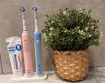 2/3 person Oral B Electric Toothbrush Stand With Drip Tray NOW!! With free head holder!