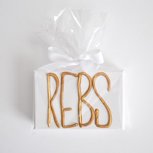 Personalized Gold Letter Canvas | Custom Hand-printed City, State, Zip code, Sorority | Alumni Graduation Gift | College Dorm Decor