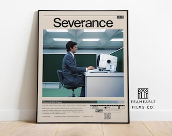 Severance Minimalist Series Poster | Icon Cinema Series | Reimagined Art Print | Modern Wall Art | Home Décor