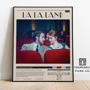 La La Land Minimalist Movie Poster | Icon Cinema Series | Reimagined Art Print | Modern Wall Art | Home Décor