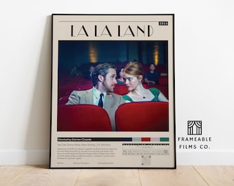 La La Land Minimalist Movie Poster | Icon Cinema Series | Reimagined Art Print | Modern Wall Art | Home Décor