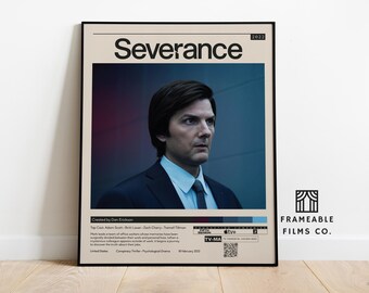 Severance Minimalist Series Poster | Icon Cinema Series | Reimagined Art Print | Modern Wall Art | Home Décor