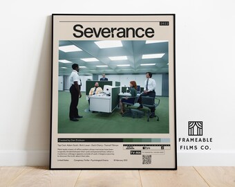 Severance Minimalist Series Poster | Icon Cinema Series | Reimagined Art Print | Modern Wall Art | Home Décor