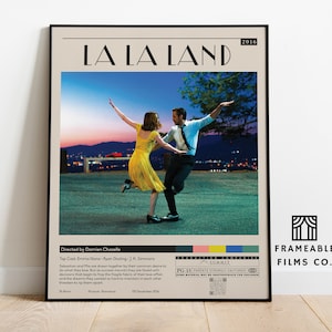 La La Land Minimalist Movie Poster | Icon Cinema Series | Reimagined Art Print | Modern Wall Art | Home Décor