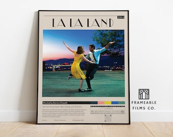 La La Land Minimalist Movie Poster | Icon Cinema Series | Reimagined Art Print | Modern Wall Art | Home Décor