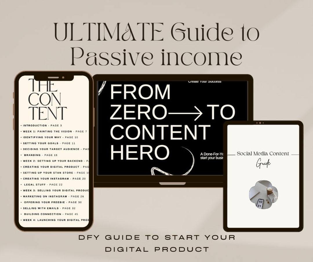 The ULTIMATE Passive Income Playbook - Etsy