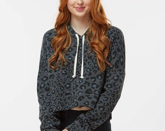 J. America - Women's Crop Hooded Sweatshirt | Crop hoodies | Winter jacket | Sweat shirt | Hoodies