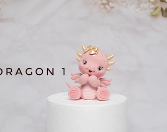 6Pcs Comment Former Dragon Décoration De Gâteau, Dragon Cake