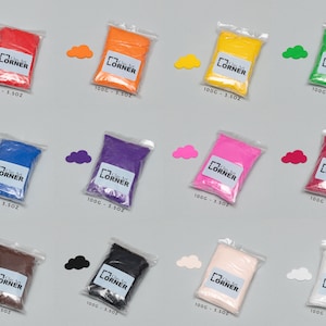 Color Lightweight air dry Modeling Clay (3.5oz-100g) for Crafting, Fake Bakes