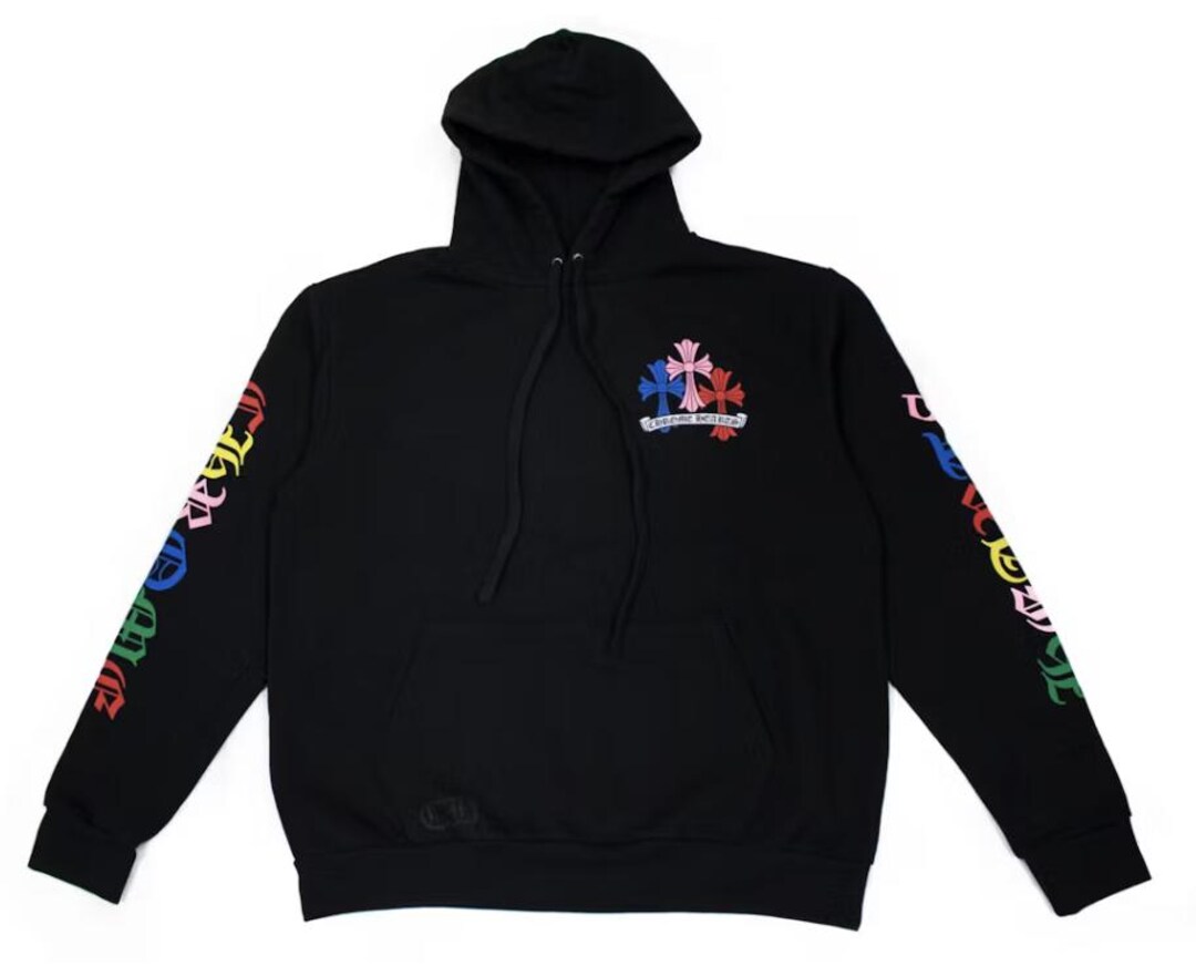 Chrome Hearts Multicolor Cross Cemetery Pullover Sweatshirt