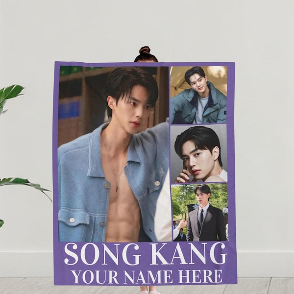 Couverture Song Kang My Demon, Song Kang Kdrama Merch, Cadeau pour les fans de Song Kang, Idées cadeaux pour les fans de Song Kang Kdrama, Couverture Song Kang, Couverture