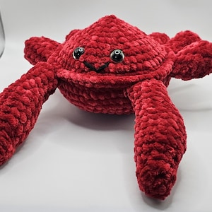 Handmade Crocheted Crab – Perfect Beachy Decor and Gift!