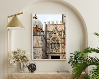 Venetian Gothic Window - Venice, Italy - Vertical Fine Art Photo Print