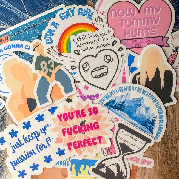 20-delige Renee Rapp-stickerset | LEES BESCHRIJVING Sneeuwengel Mean Girls Talk Too Much Tummy Hurts Schattig vinylcadeau met matte afwerking