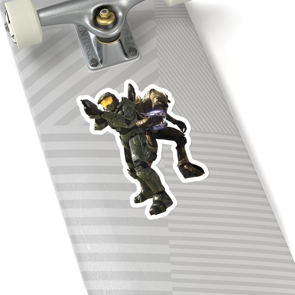 Halo 3 Master Chief and the Arbiter Sticker Vinyl Kiss-Cut Decal for Phone, Laptops, Skateboards, Windows, Cars, Water Bottles, etc.