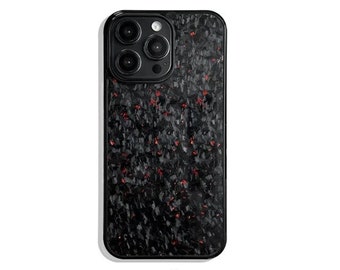 Forged Carbon Fiber Handyhülle Für IPhone 16/15/14/13/12 Pro Max – Magnetisch, Stoßfest