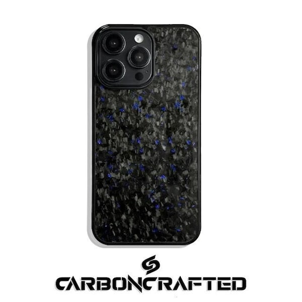 IPHONE Real Forged Carbon Fiber Phone Case | Blue