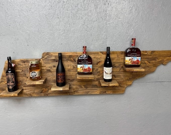 5 Ft Tennessee Whiskey Display Shelf