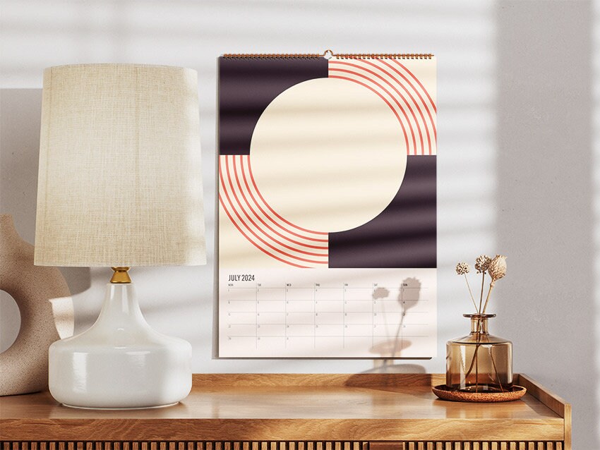 2024 Calendar Bauhaus Calendar 2024 Wall Calendar 2024 Bauhaus Art