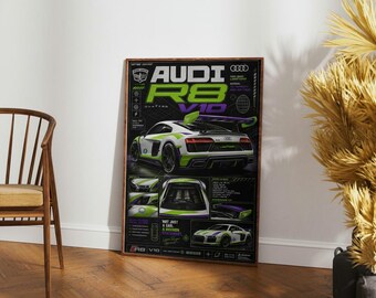 Audi R8 V10 Space Ranger Livery Poster