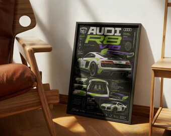 Audi R8 V10 Space Ranger Livery Poster
