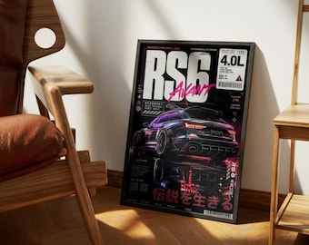 Audi RS6 Avant Widebody Poster