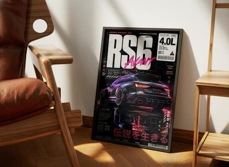 Audi RS6 Avant Widebody Poster