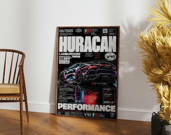 Lamborghini Huracan Performance Poster