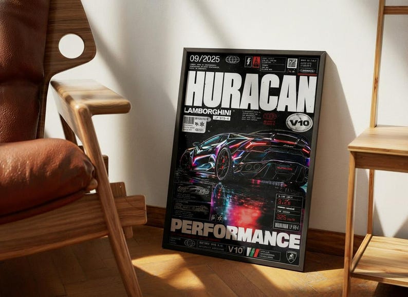 Lamborghini Huracan LP610-4 Poster
