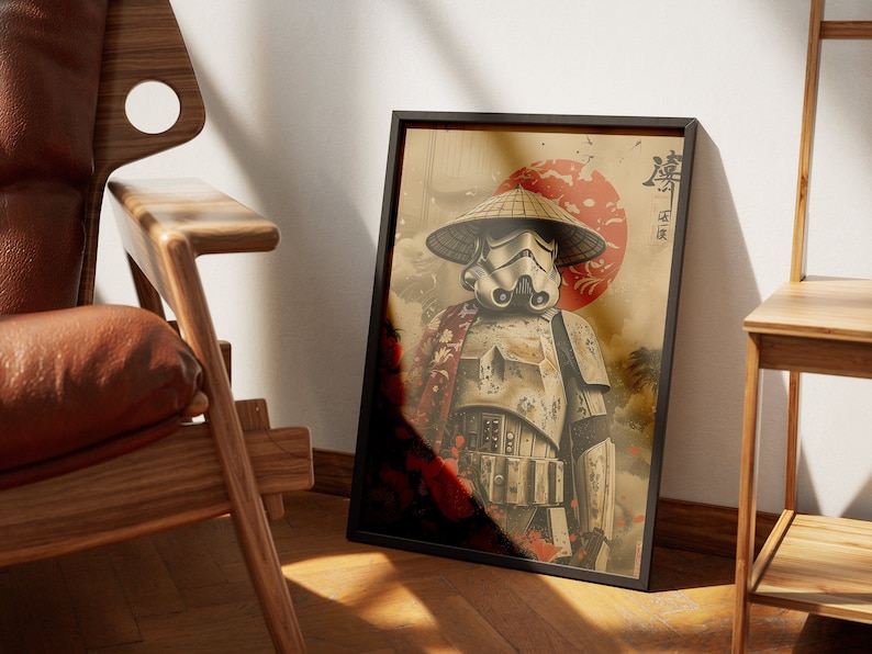 Trooper 049 Poster Japanese Art Style Digital Print - Exclusive Space War Poster, Instant Download