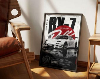 Mazda RX-7 FD3S Poster
