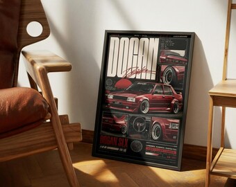 Tofas Dogan SLX Widebody Car Poster