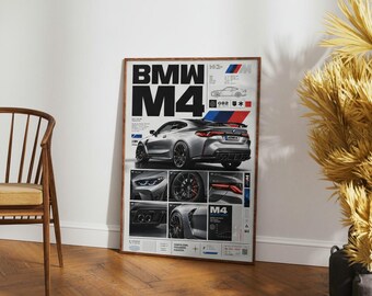 BMW M4 Competition Printable Wall Art