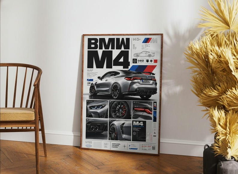 BMW M4 Competition Printable Wall Art
