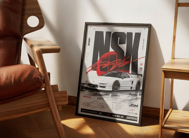 1997 Honda NSX Type R Poster