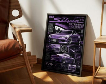 Nissan Silvia S15 Poster