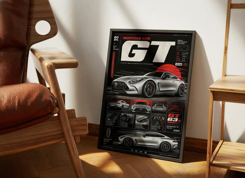 Mercedes AMG GT 63S Poster