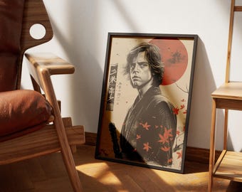 Luke Star Artistic Poster for Fans of the Saga - Movie Home Decor, Wall Art