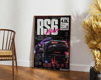 Audi RS6 Avant Widebody Poster