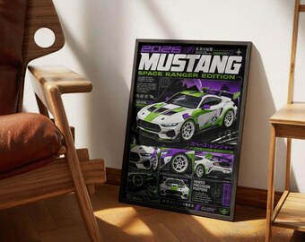 2026 Mustang Space Ranger Edition Poster