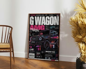 German G-Wagon AMG Silhouette Print