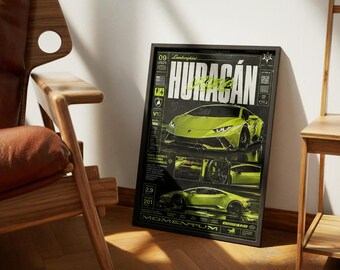 Lamborghini Huracán Supercar Poster